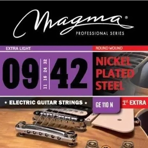 MAGMA GE110N Set Strings  Guit-Elec Nickel P/Steel .009 El