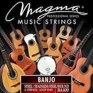 MAGMA BA100 Set Strings MAGMA BANJO Stainless Steel W. 5 C