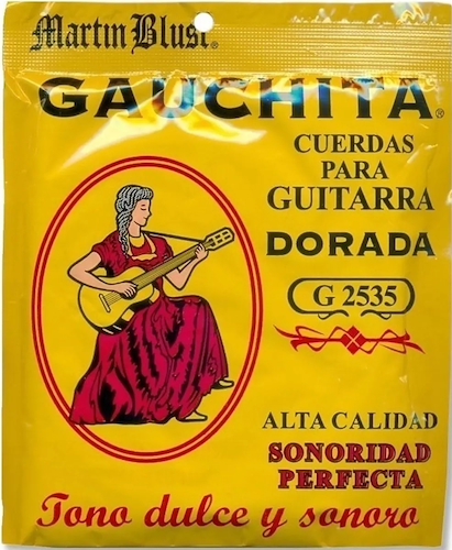 MARTIN BLUST G2535 gauchita dorada Encordado guitarra clásica