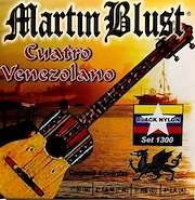 MARTIN BLUST CUATRO VENEZOLANO BLACK NYLON Encordado Instrumentos Latinos