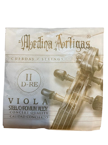 MEDINA ARTIGAS 011847 RE STRINGS 2° VIOLA MED.ART A/ACERO  FLAT.