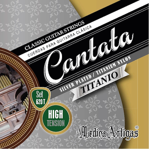 MEDINA ARTIGAS 010620T SET STRINGS - HIGH TENSION CANTATA TITANIO