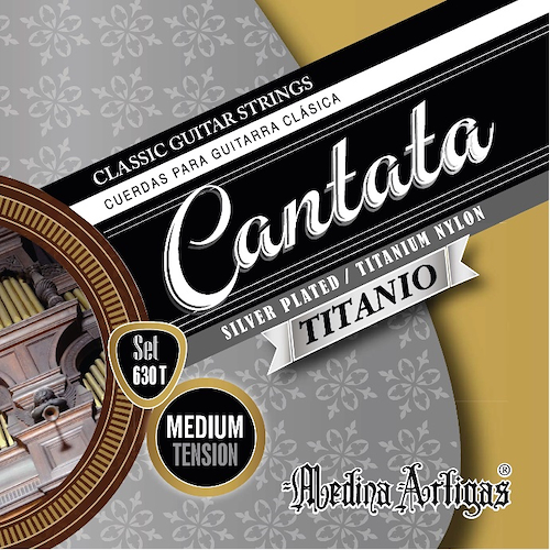 MEDINA ARTIGAS 010630T SET STRINGS - MEDIUM TENSION CANTATA TITANIO