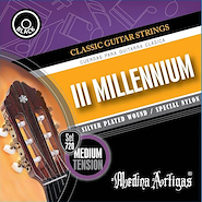 MEDINA ARTIGAS 010720B SET STRINGS GUIT-CLAS MED ART III MILENIUM N/BLACK