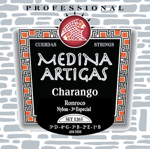 MEDINA ARTIGAS 011265 SET STRINGS CHAR/RONROCO MED.ART.AF-MI LARG/VIBRA