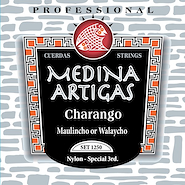 MEDINA ARTIGAS 011250 SET STRINGS CHAR-MAULINCHO MED.ART 3°ESP.N/BLACK