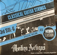 MEDINA ARTIGAS 010423 STRINGS .3° GUIT-CLAS MED.ART. S/AZUL NYLON ESP.