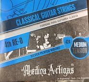 MEDINA ARTIGAS 010424 STRINGS .4° GUIT-CLAS MED.ART. S/AZUL PLATED T/MED