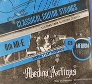 MEDINA ARTIGAS 010426 STRINGS .6° GUIT-CLAS MED.ART. S/AZUL PLATED T/MED