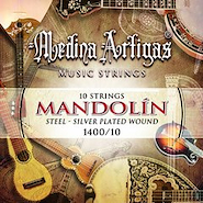 MEDINA ARTIGAS 011400/10 SET STRINGS MANDOLIN MED. ART. PLATEADO 10C.