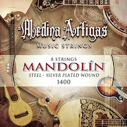 MEDINA ARTIGAS 011400 SET STRINGS MANDOLIN MED.ART. STEEL/PLATED MED TEN