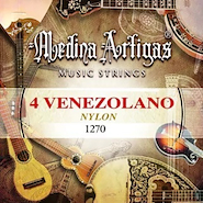 MEDINA ARTIGAS 011270 SET STRINGS CUATRO VENEZOLANO MED.ART. NYLON/BLACK