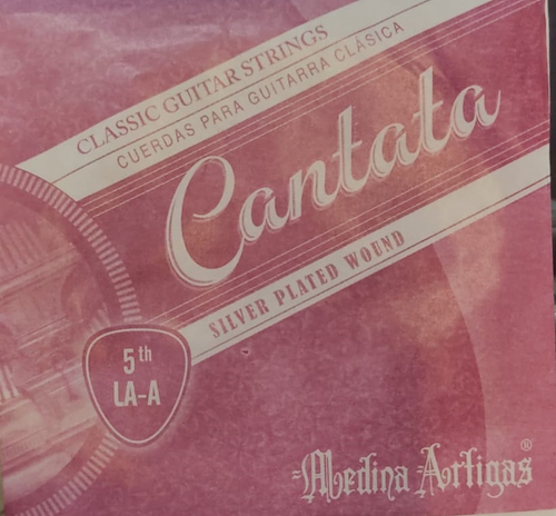 MEDINA ARTIGAS 010635 STRINGS.5° GUIT-CLAS CANTATA MEDIUM TENSION PLATED