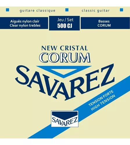 SAVAREZ 500 CJ ALTA NEW CRISTAL-CORUM Encordado guitarra clasica
