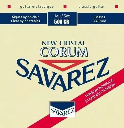 SAVAREZ 500 CR NORMAL NEW CRISTAL-CORUM Encordado guitarra clasica