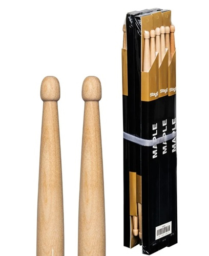 STAGG SM5A Palillos Maple Series 5A Punta De Madera