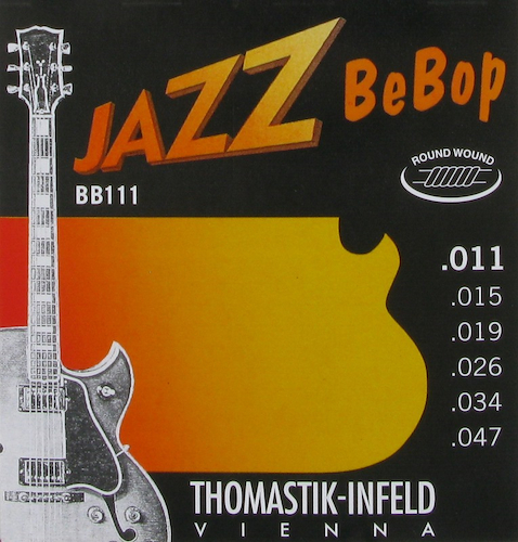 THOMASTIK BB111 encordado para guitarra electrica jazz bebop 011