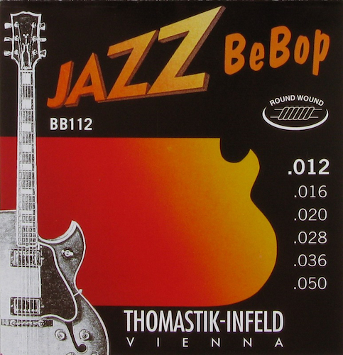 THOMASTIK BB112 encordado para guitarra electrica jazz bebop 012