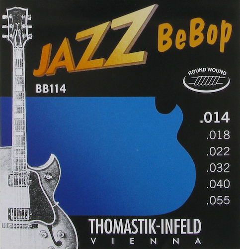 THOMASTIK BB114 encordado para guitarra electrica jazz bebop 014