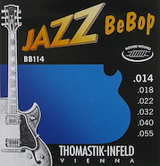 THOMASTIK BB114 encordado para guitarra electrica jazz bebop 014