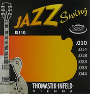 THOMASTIK JS110 encordado para guitarra electrica jazz swing 010 lisas