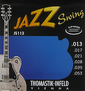 THOMASTIK JS113 encordado para guitarra electrica jazz swing 013 lisas