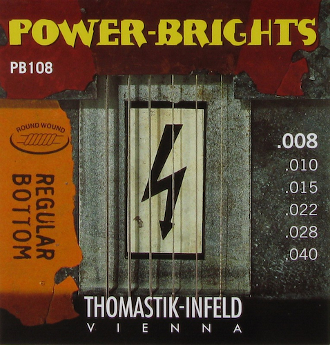 THOMASTIK PB108 encordado para guitarra electrica power-brights 008