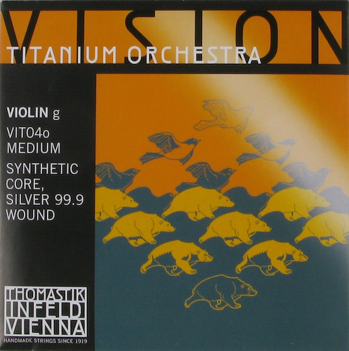 THOMASTIK VIT04o vision titanium orquesta G sintetico/plata violin