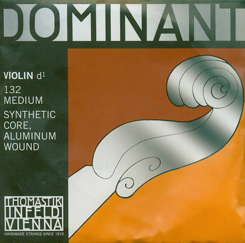 THOMASTIK 132 dominant D perlon/aluminio violin