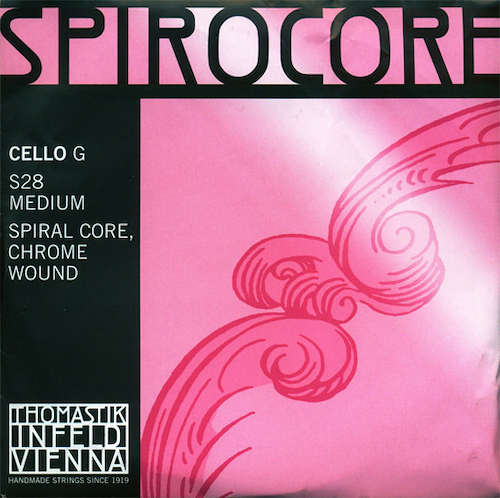 THOMASTIK S28 spirocore G acero/cromo cello