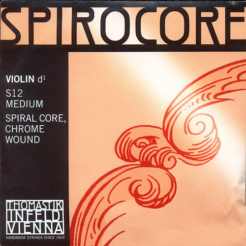 THOMASTIK S12 spirocore D acero/cromo violin
