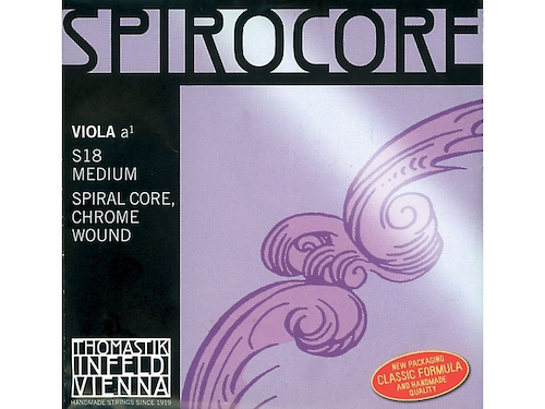 THOMASTIK S18 spirocore A acero/cromo viola
