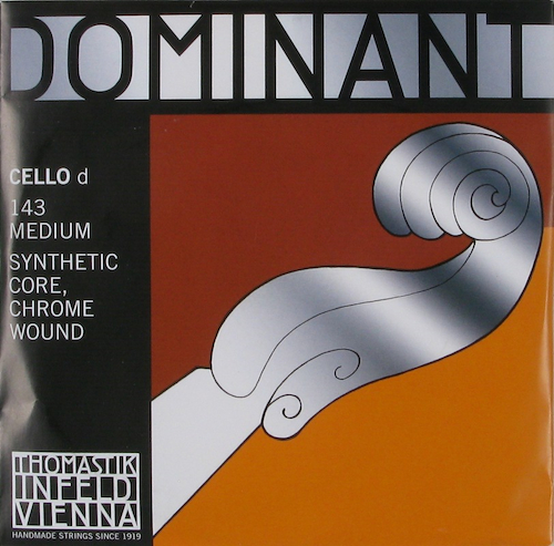 THOMASTIK 143 dominant D perlon/cromo cello