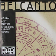 THOMASTIK BC27 belcanto D acero/cromo cello