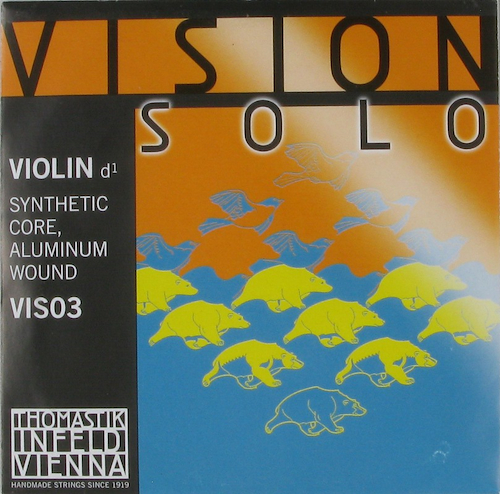 THOMASTIK VIS03A vision solo D sintetico/plata violin