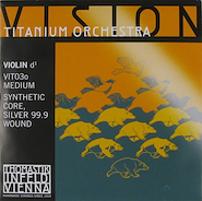 THOMASTIK VIT03o vision titanium orquesta D sintetico/plata violin