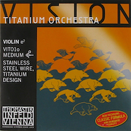 THOMASTIK VIT01o vision titanium orquesta E acero/titanio violin