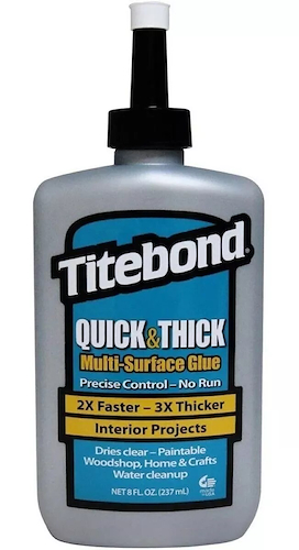 TITEBOND quick tick multi-surface glue 8 floz/237ml