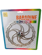 PAR DE DISCOS ROTOR BICICLETA BARADINE DB-05 180mm