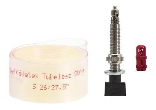 Caffelatex Cintas + Valvulas Tubeless Strip 29 Bicicleta CAFFELATEX EFFETTO MARIPOSA R29 STRIPS & VALVE MEDIUM - $ 33.466