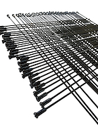 64 RAYOS CURVOS 285 X 2 mm C/ NIPLES DE 12 mm MALASIA 64 RAYOS CURVOS 285 mm