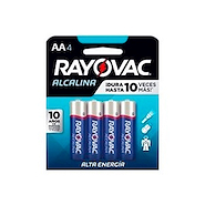815-4LA PILA RAYOVAC ALCALINA AA x4