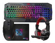 GAME-KIT4E1 KIT GAMING SOUL TECLADO + MOUSE + AURICULAR + PAD MOUSE