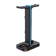 GAME-XB100 BASE SOUL STAND LED PARA HEADSET RGB+ HUB USB