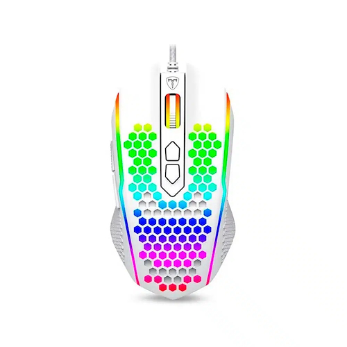 T-TGM310W-RGB MOUSE GAMER T-DAGGER IMPERIAL WHITE RGB - $ 27.684