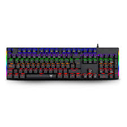 T-TGK310-RD Teclado T-Dagger Naxos Black red switch spanish rainbow