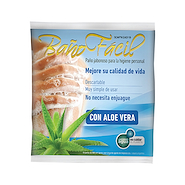 Baño facil con aloe vera x 10 paños