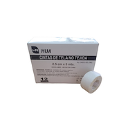 Tela adhesiva x 12 rollos Oxido Zinc