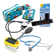 Kit enfermeria c/oximetro Pediatrico+Neonatal