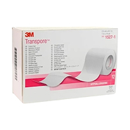Cinta adhesiva x 6 rollos Transpore 1527/2 3M